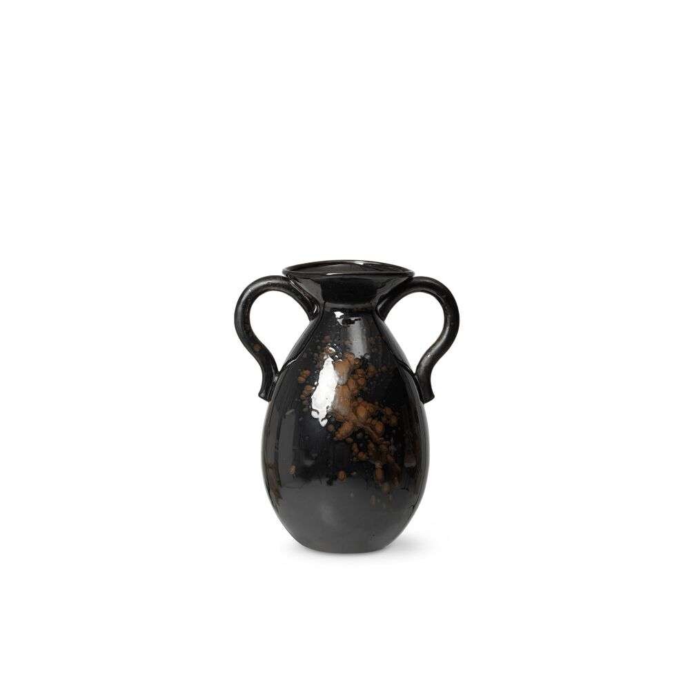 ferm LIVING - Verso Floor Vase Black/Brown