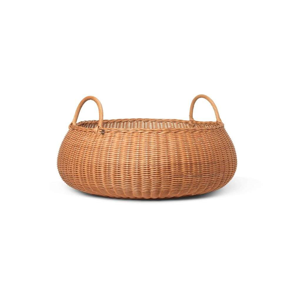ferm LIVING - Braided Basket Low Natural