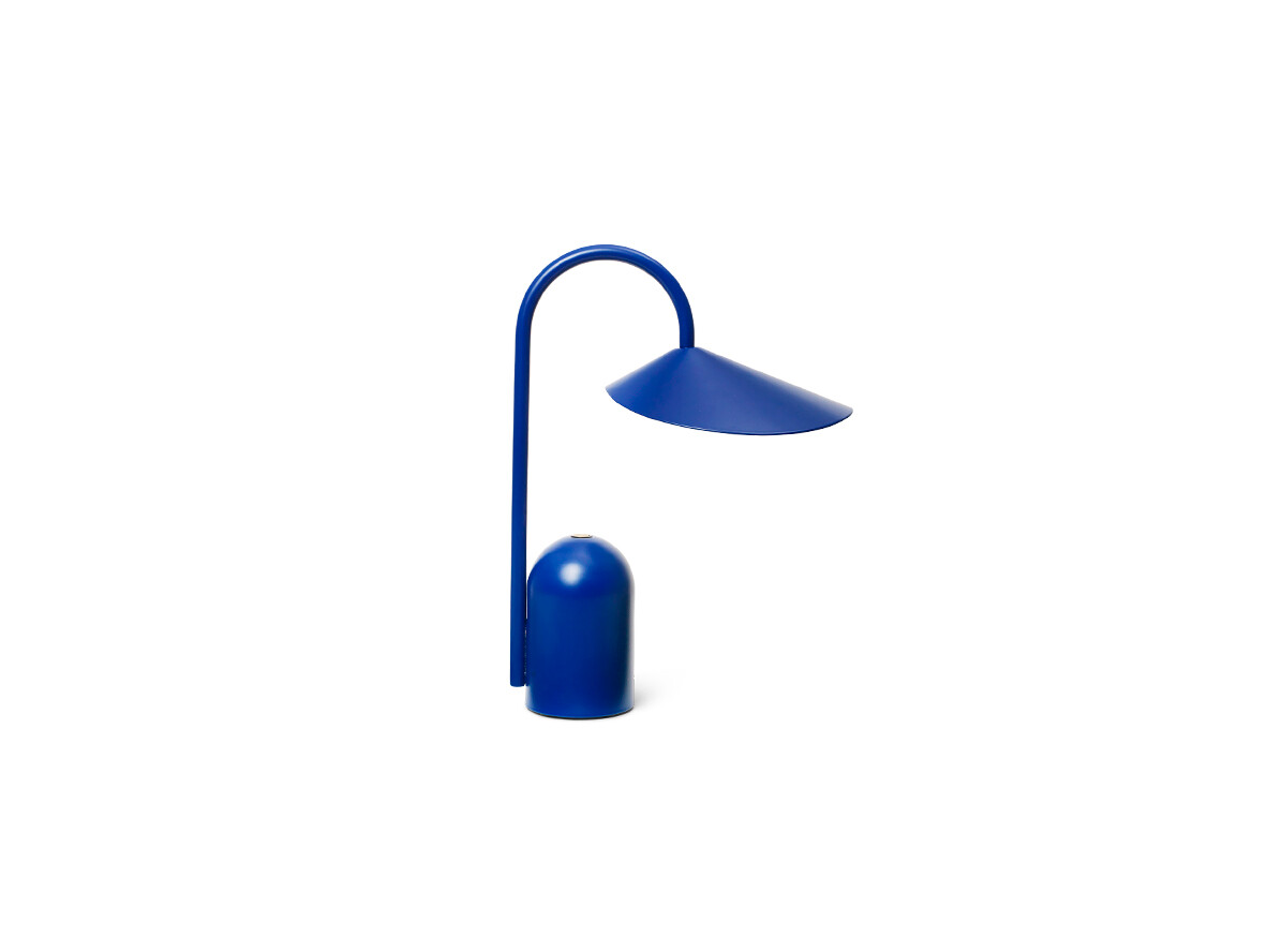 ferm LIVING - Arum Portable Tafellamp Bright Blue ferm LIVING