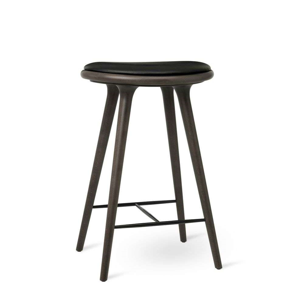 High Stool H69 Sirka Grey Stained Beech - Mater