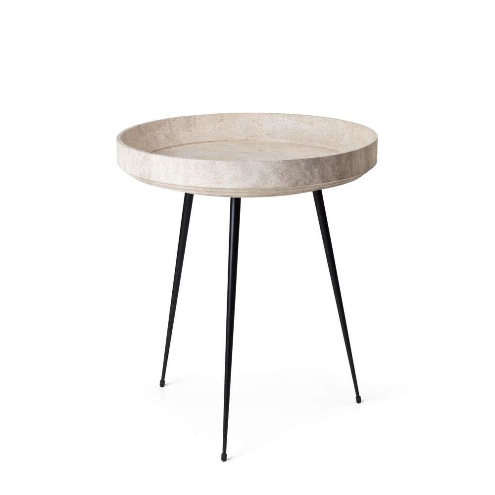 Mater - Bowl Table Medium Waste Edition Grey Wood