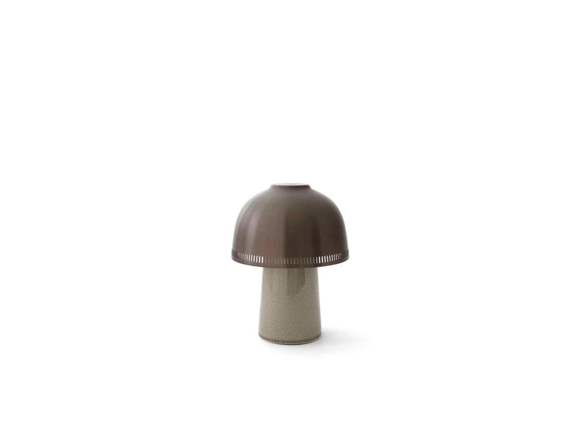 &Tradition - Raku SH8 Portable Taffellamp Beige Grey/Bronzed &Tradition