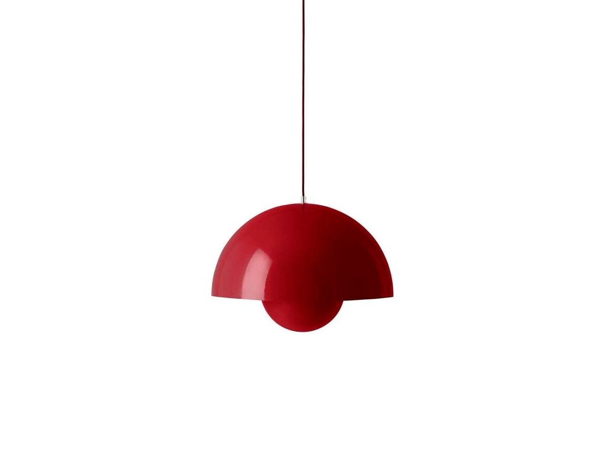 &Tradition - Big Flowerpot VP2 Hanglamp Vermilion Red &Tradition