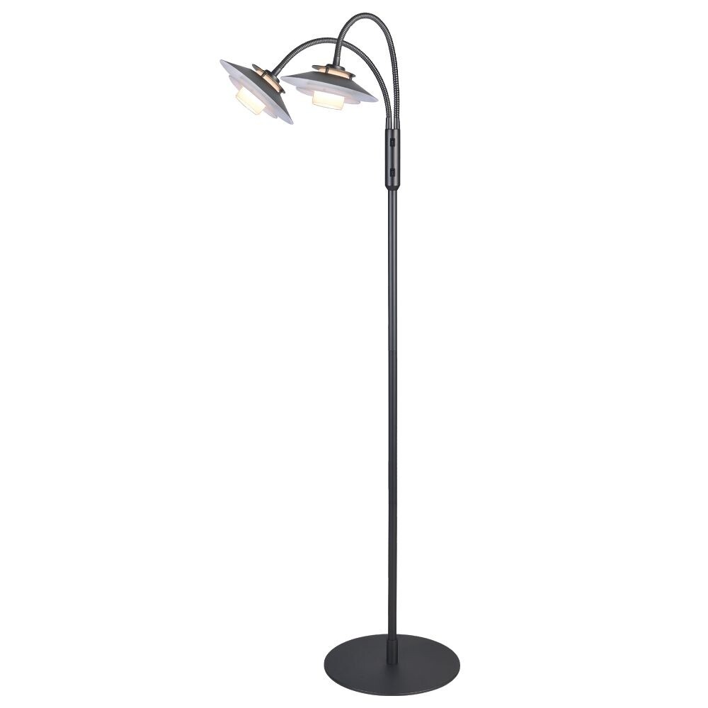 Halo Design - 1123 Vloerlamp 2 Gun Black/Opal