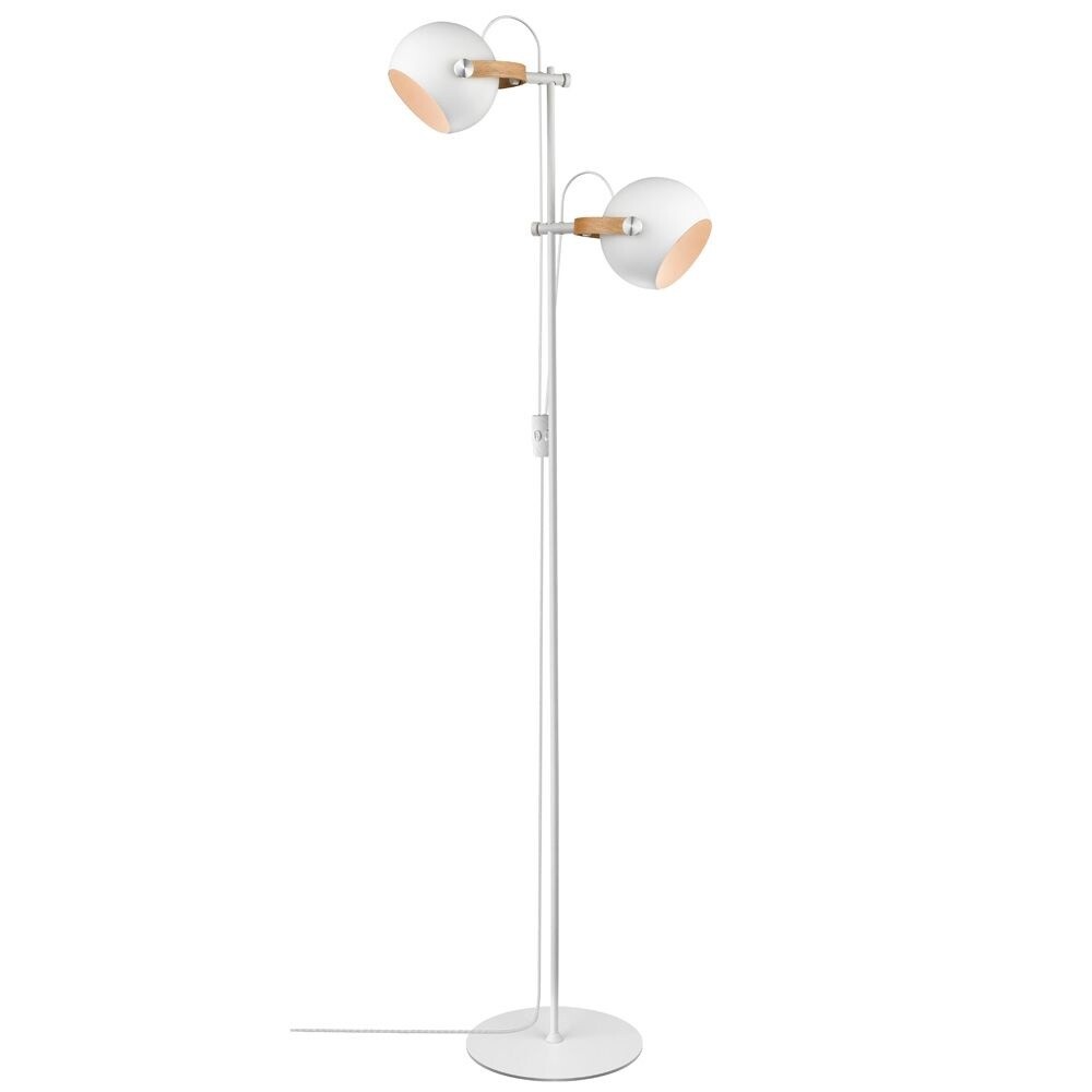 Halo Design - D.C Vloerlamp 2L Ø18 White/Oak Halo Design