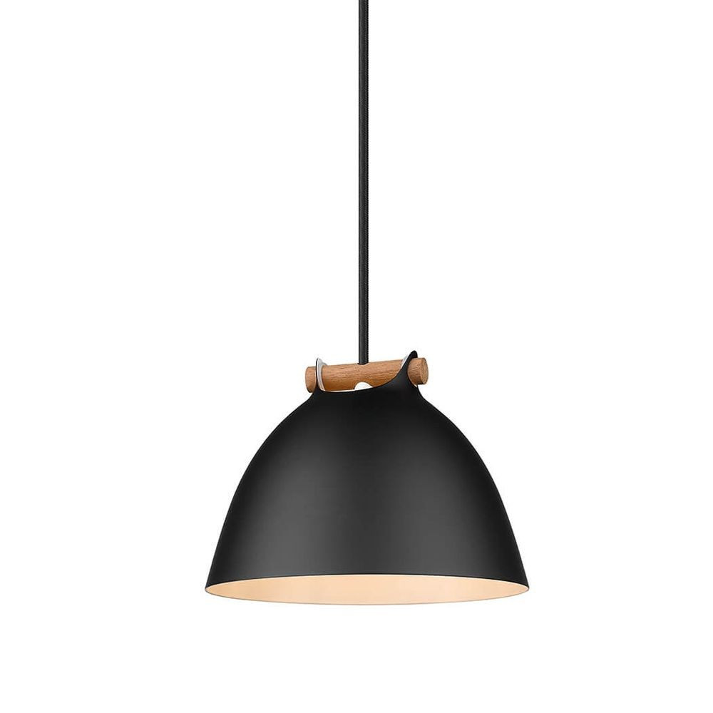 Halo Design - Århus Hanglamp Ø18 Black/Wood