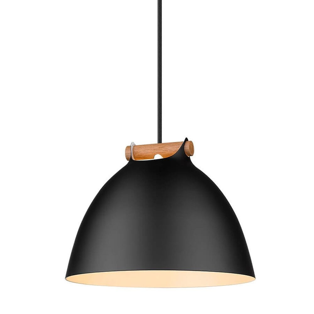 Halo Design - Århus Hanglamp Ø24 Black/Wood