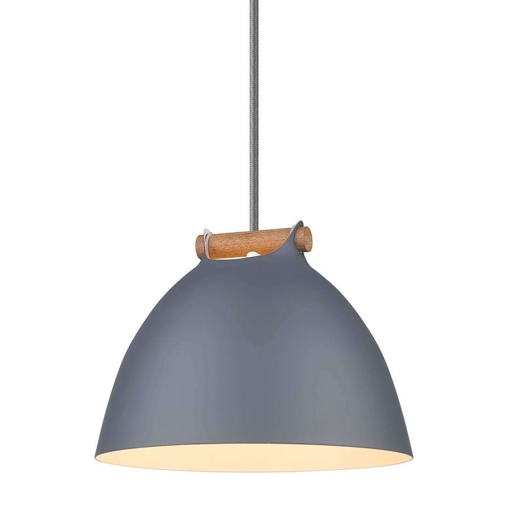 Halo Design - Århus Hanglamp Ø24 Grey/Wood