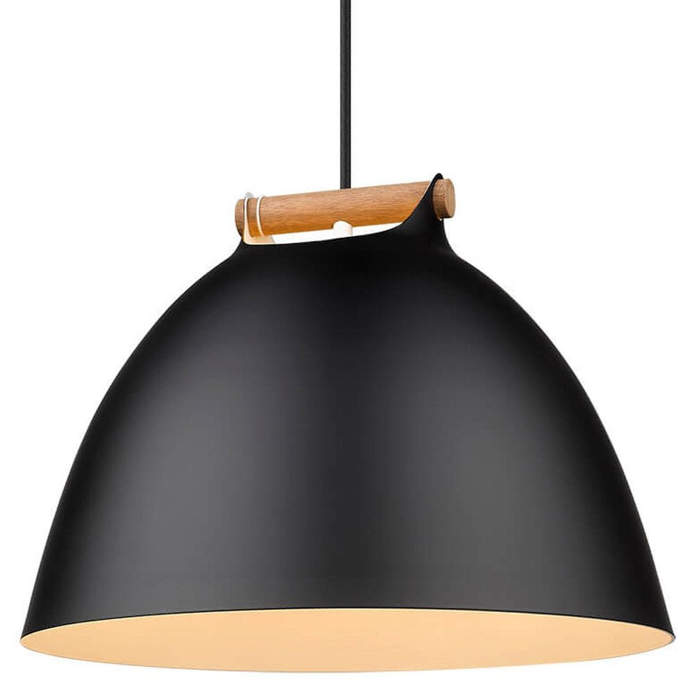 Halo Design - Århus Hanglamp Ø40 Black/Wood