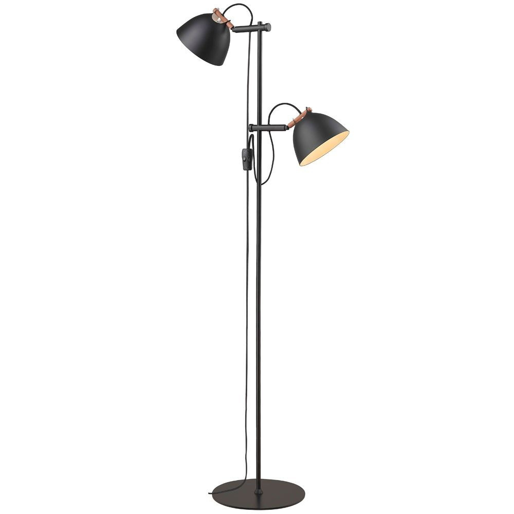 Halo Design - Århus 2 Vloerlamp Black/Wood