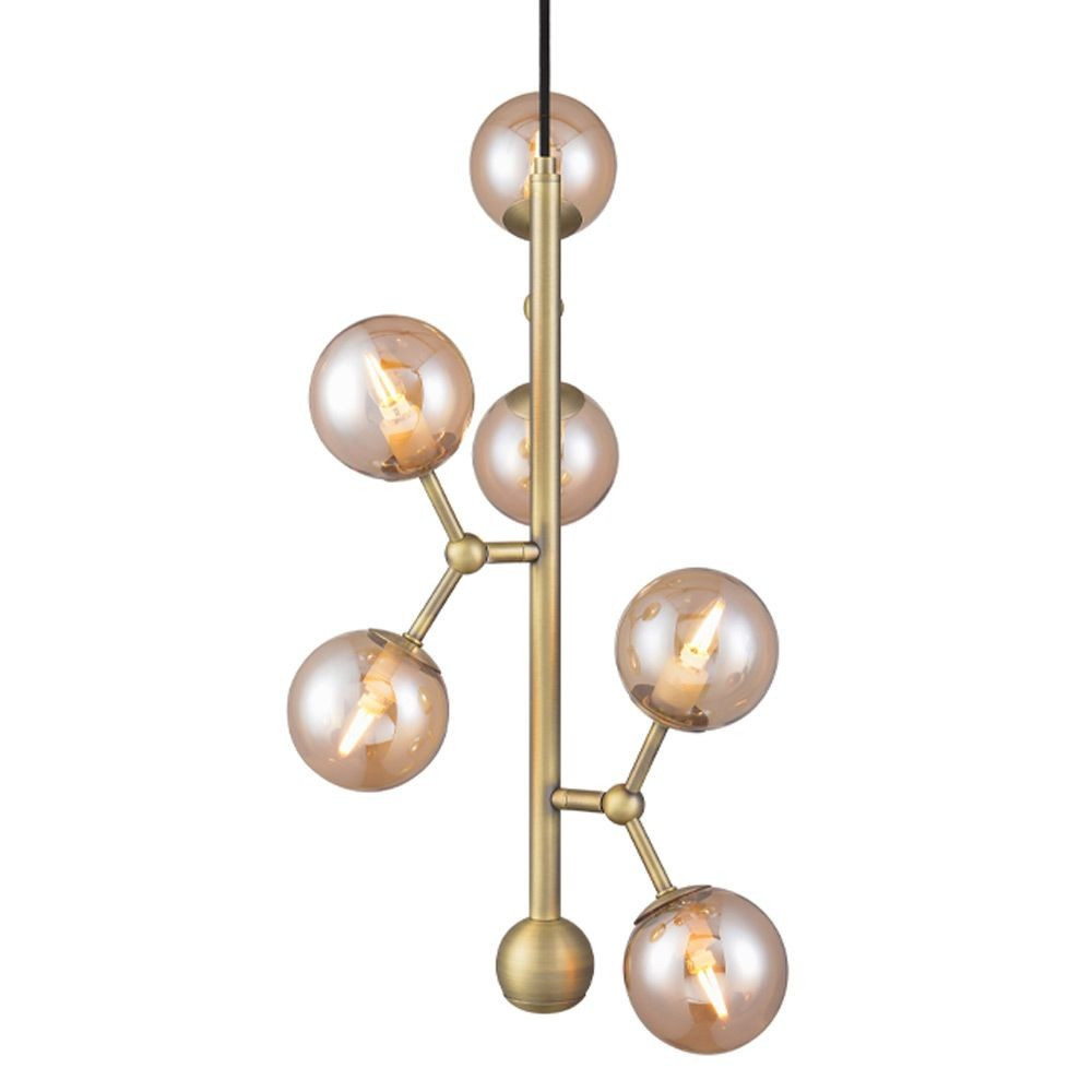 Halo Design - Atom Vertical Hanglamp Antique Brass