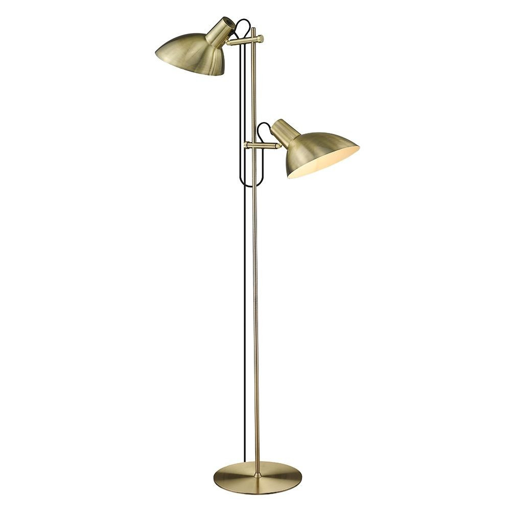 Halo Design - Metropole Vloerlamp 2 Antique Brass