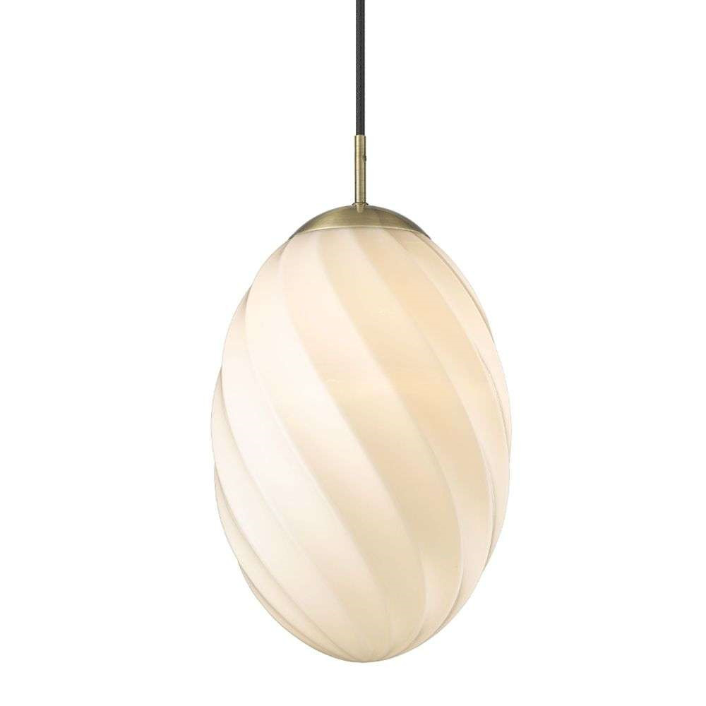 Halo Design - Twist Egg Hanglamp Ø25 Antique Brass