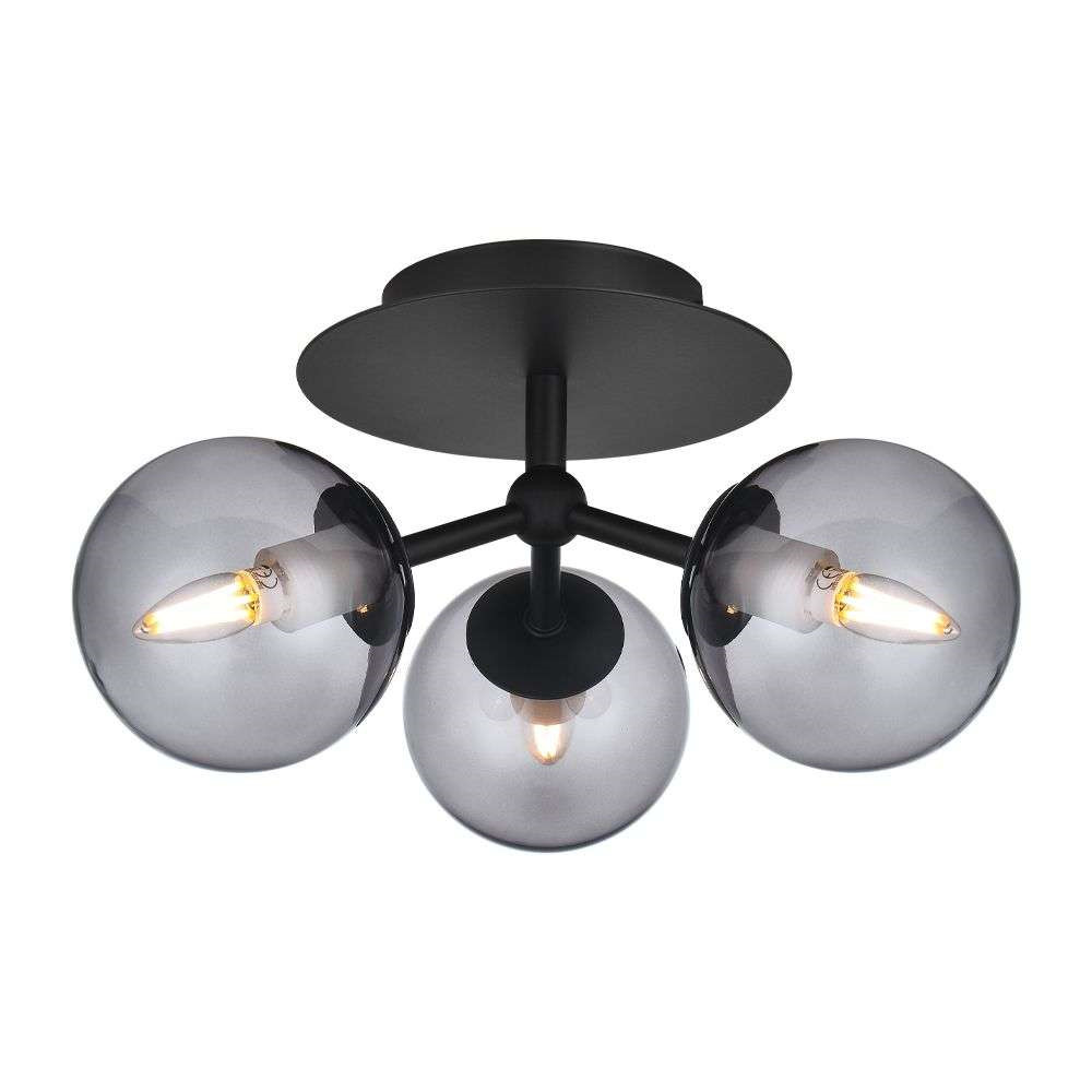 Halo Design - Atom Trio Plafondlamp Smoke