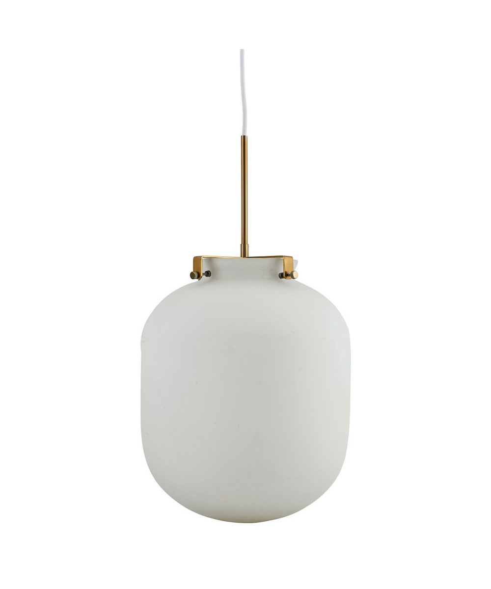 Ball pendel lampe hvid house doctor lampekongen Pendler lamper