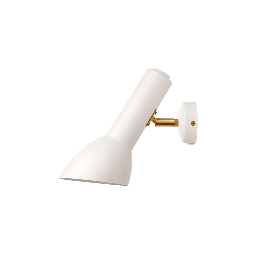 Oblique Wandlamp Wit/Geelkoper - CPH Lighting