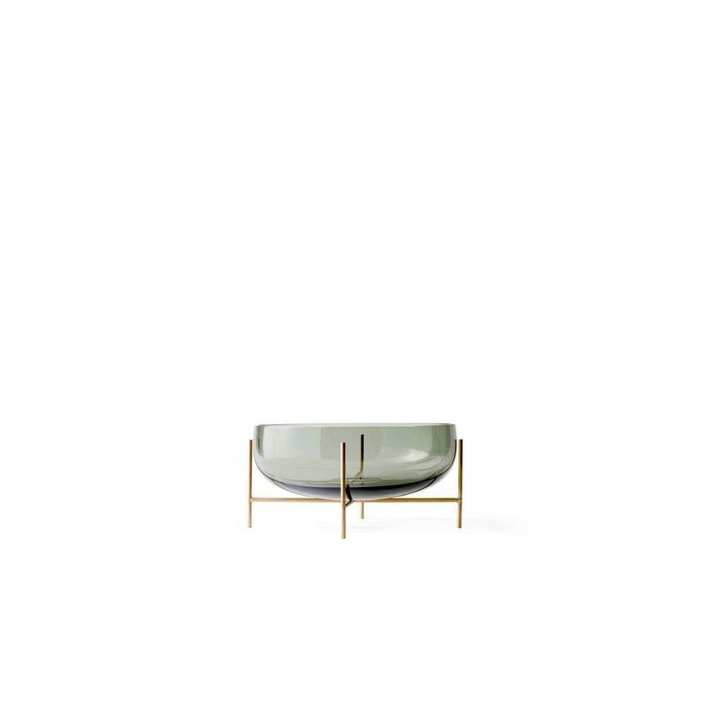Echasse Bowl Smoke/Brushed Brass - Audo Copenhagen