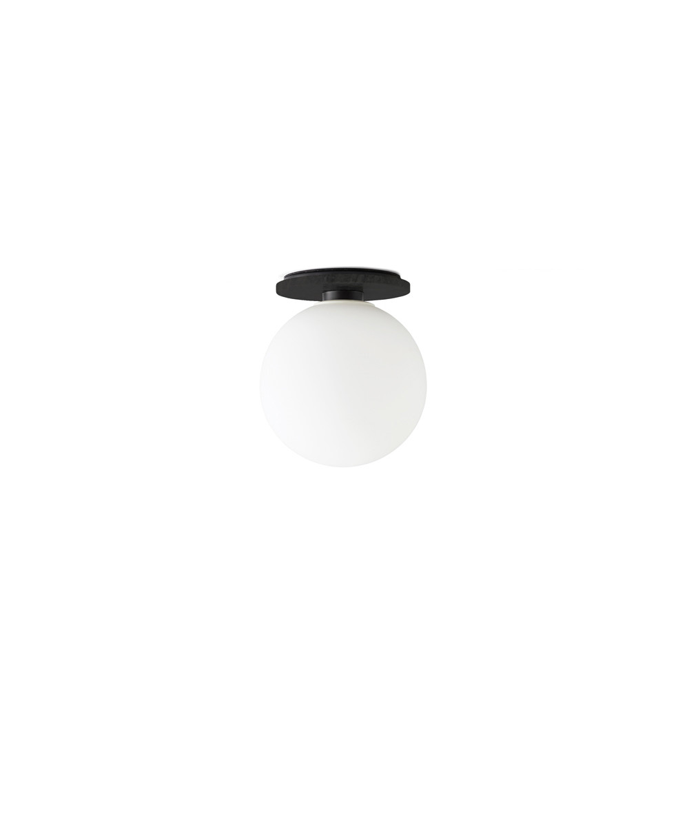 Audo Copenhagen - Tr Bulb Plafondlamp/Wandlamp Black/Matt Opal