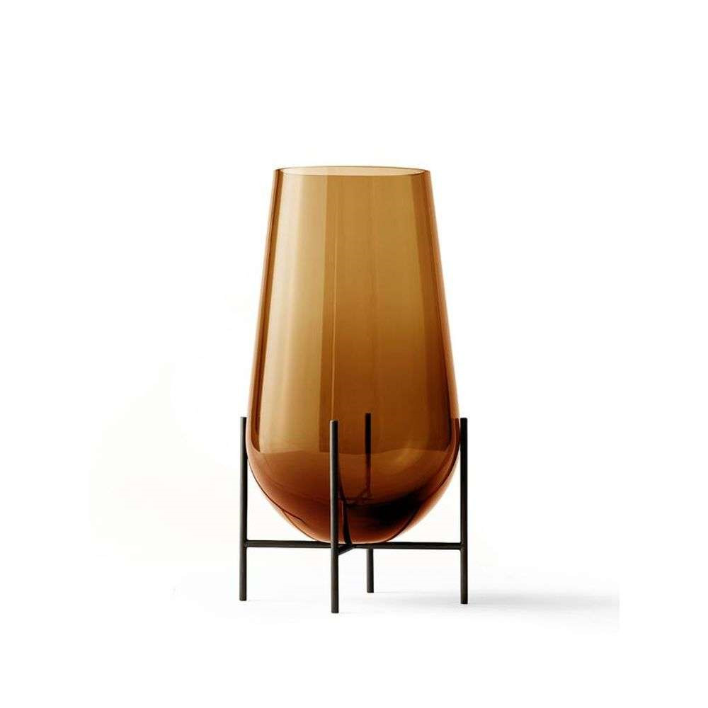 Echasse Vase M Amber/Bronzed Brass - Audo Copenhagen