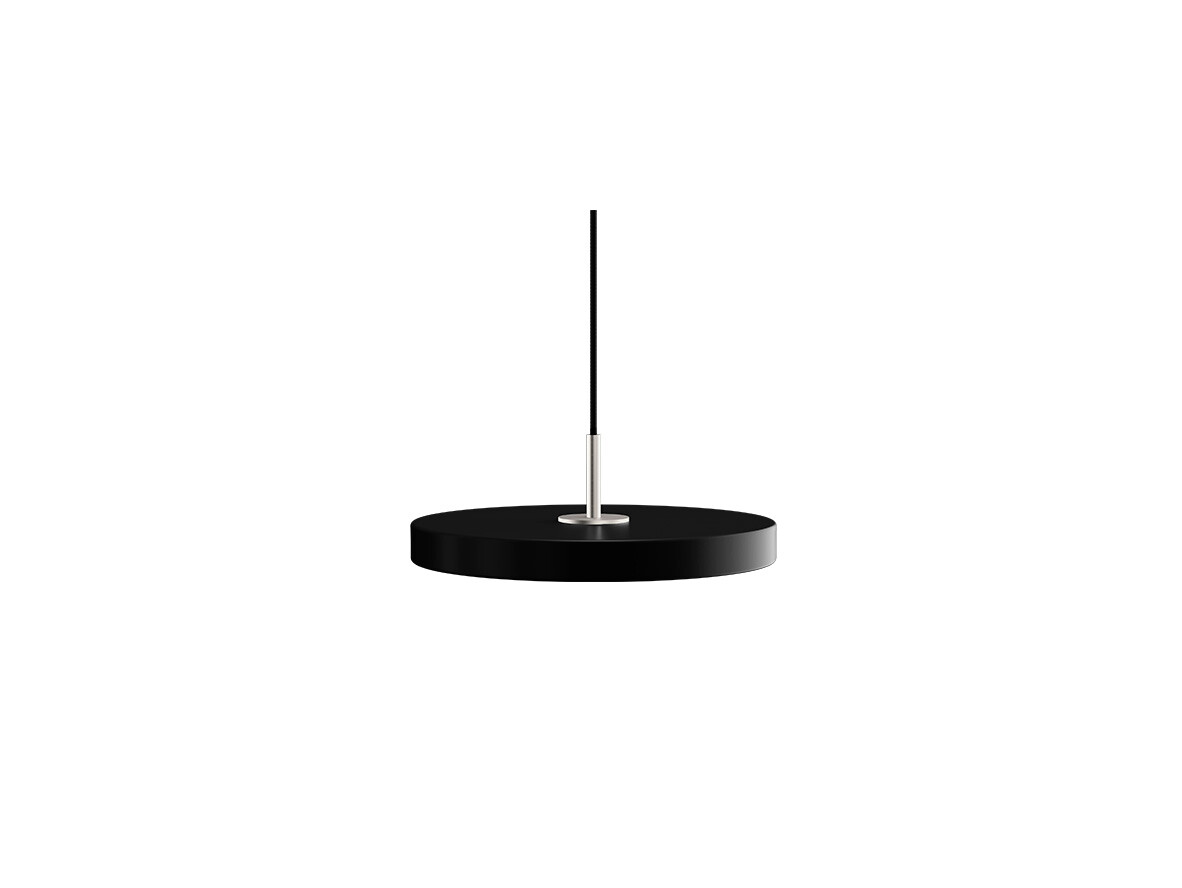 UMAGE - Asteria Plus Hanglamp Mini Black/Steel Top UMAGE