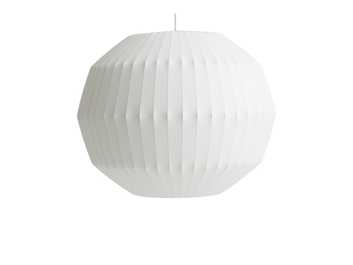 Herman Miller - Nelson Angled Sphere Bubble Hanglamp L Off-White Herman Miller