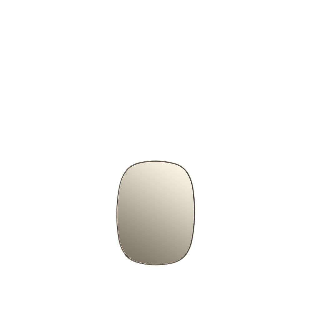 Framed Mirror Small Taupe/Taupe Glass - Muuto