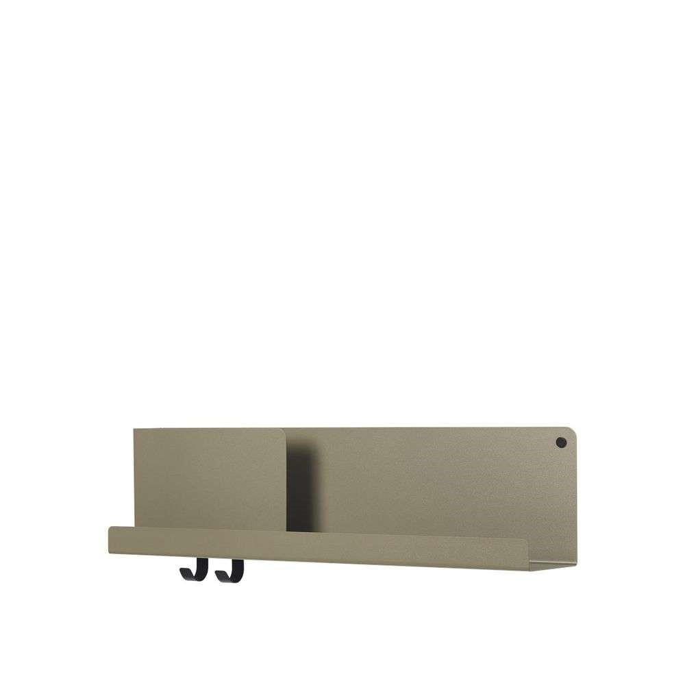 Muuto - Folded Shelves 63x16,5 cm Olive