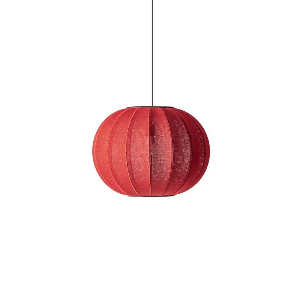 Made By Hand - Knit-Wit 45 Round Hanglamp Maple Red