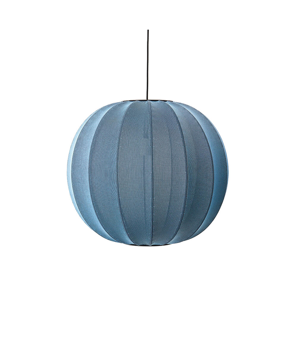 Made By Hand - Knit-Wit 60 Round Hanglamp Blue Stone