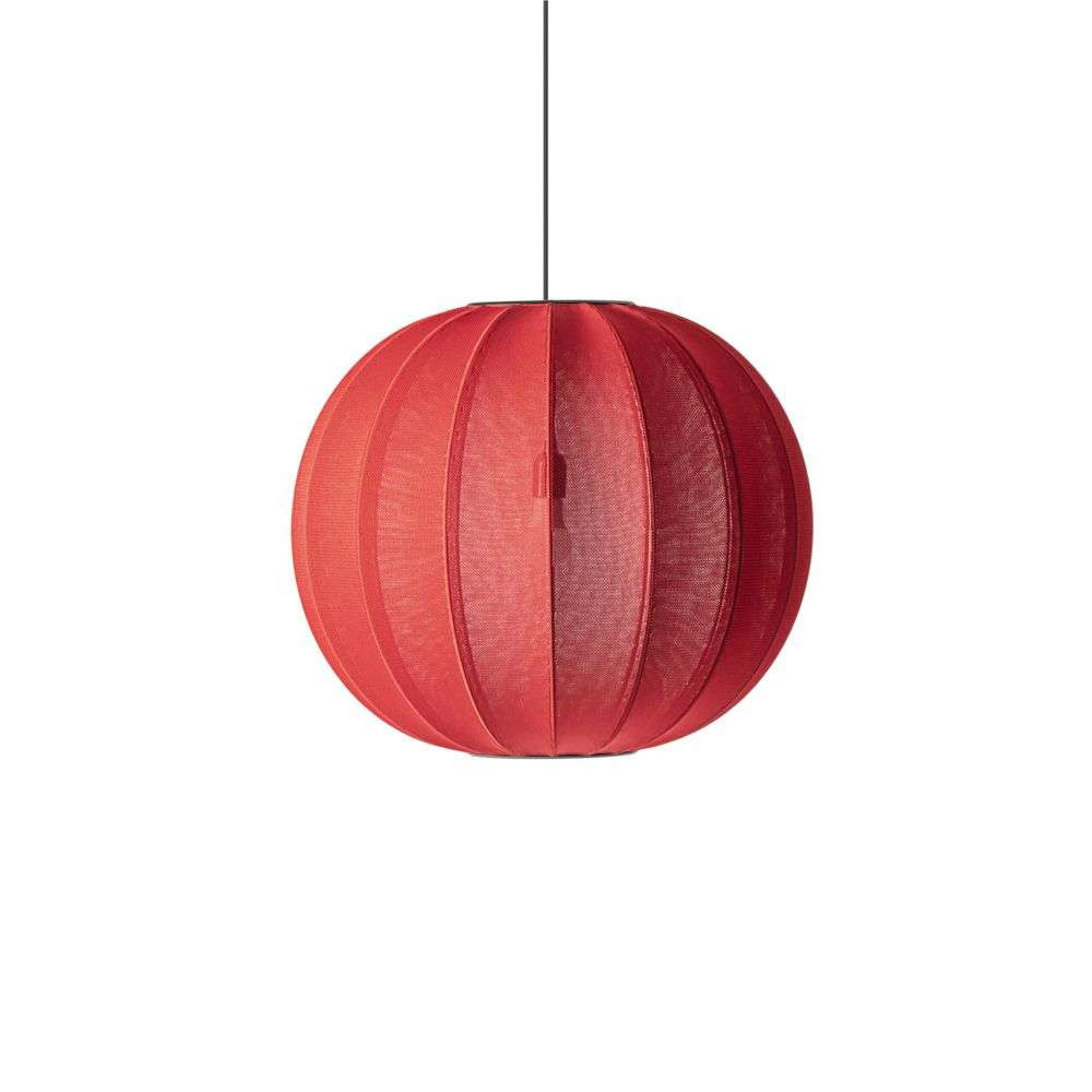 Made By Hand - Knit-Wit 60 Round Hanglamp Maple Red