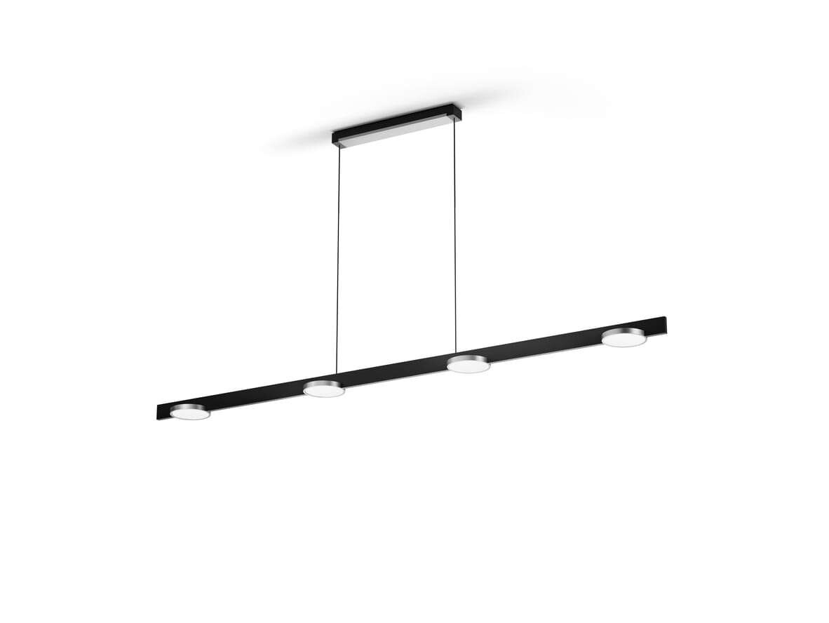 LIGHT-POINT - Inlay S1800 Linear Hanglamp 2700-6500K Black/Silver Light-Point