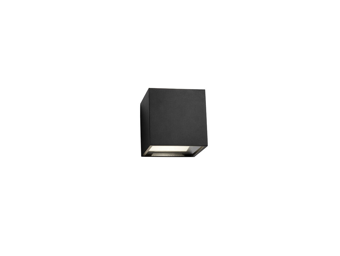 Light-Point - Cube LED Buiten Wandlamp XL 3000K Up/Down Zwart
