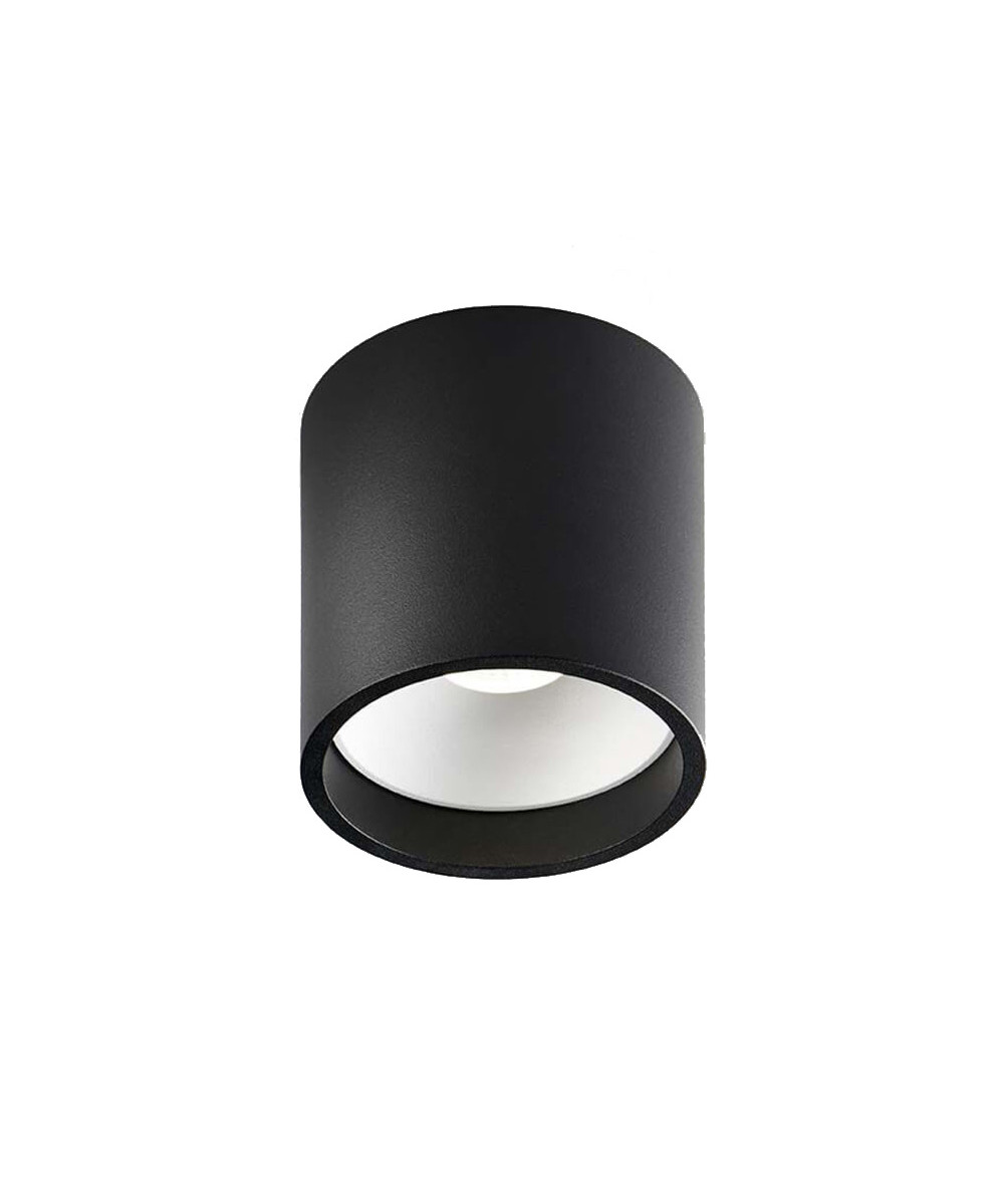 Light-Point - Solo 2 Round LED Plafondlamp 3000K Zwart/Wit