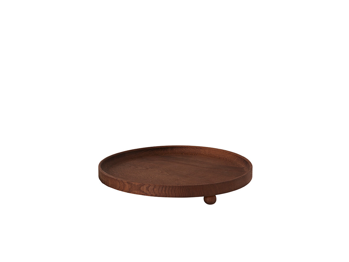 OYOY Living Design - Inka Wood Tray Round Large Dark