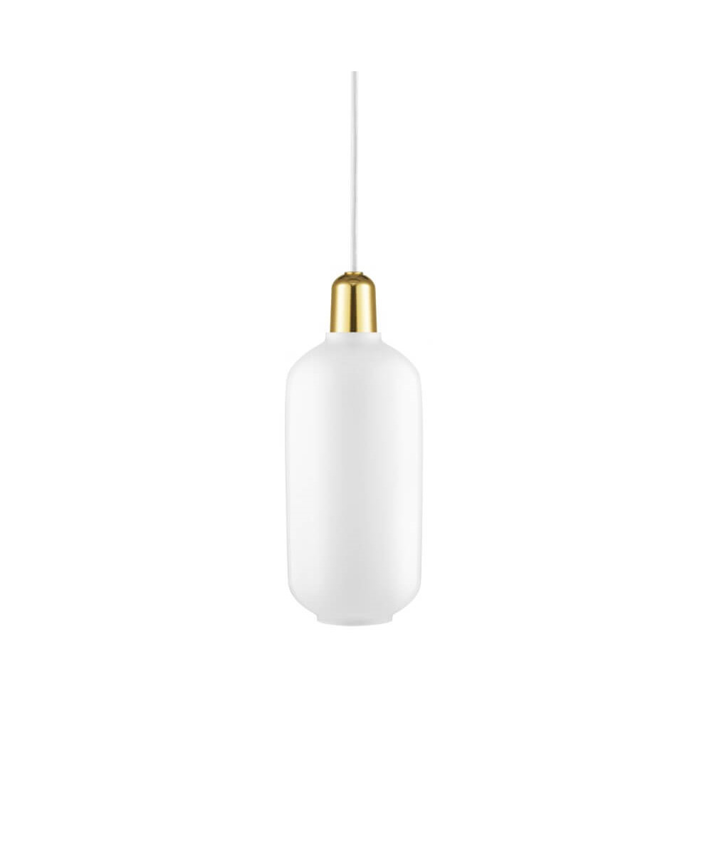 Normann Copenhagen - Amp Hanglamp Groot Wit/Geelkoper