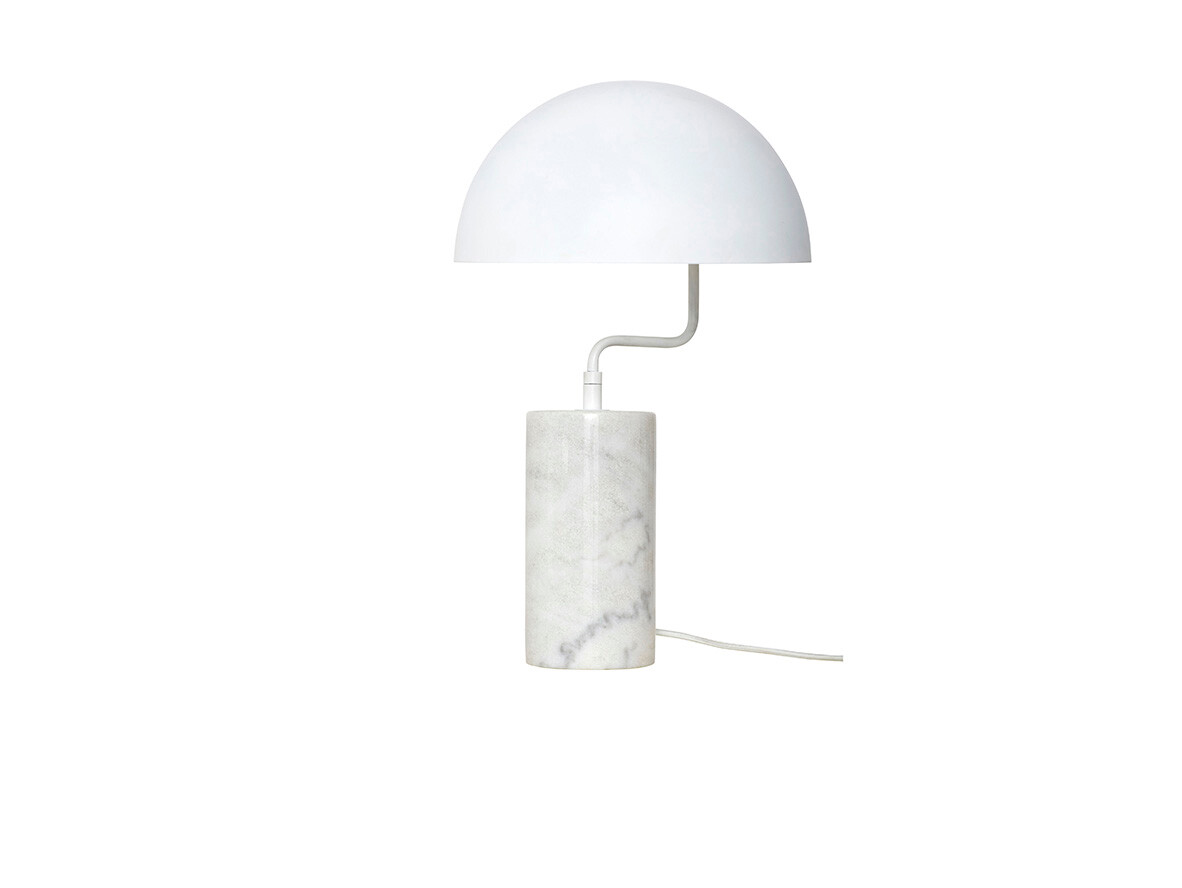 Hübsch - Taffellamp White/Marble Hübsch
