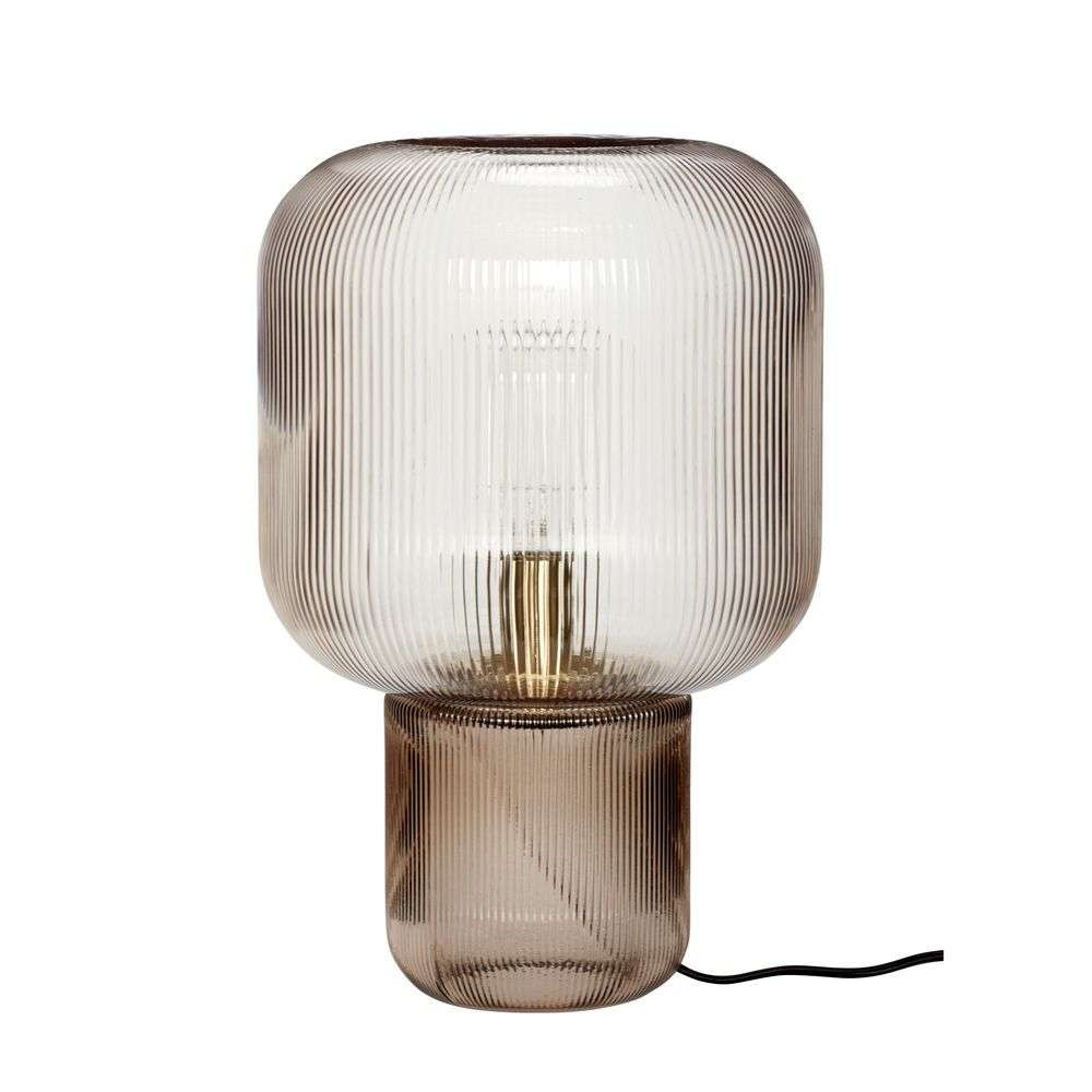 Hübsch - Pirum Taffellamp Clear/Smoked