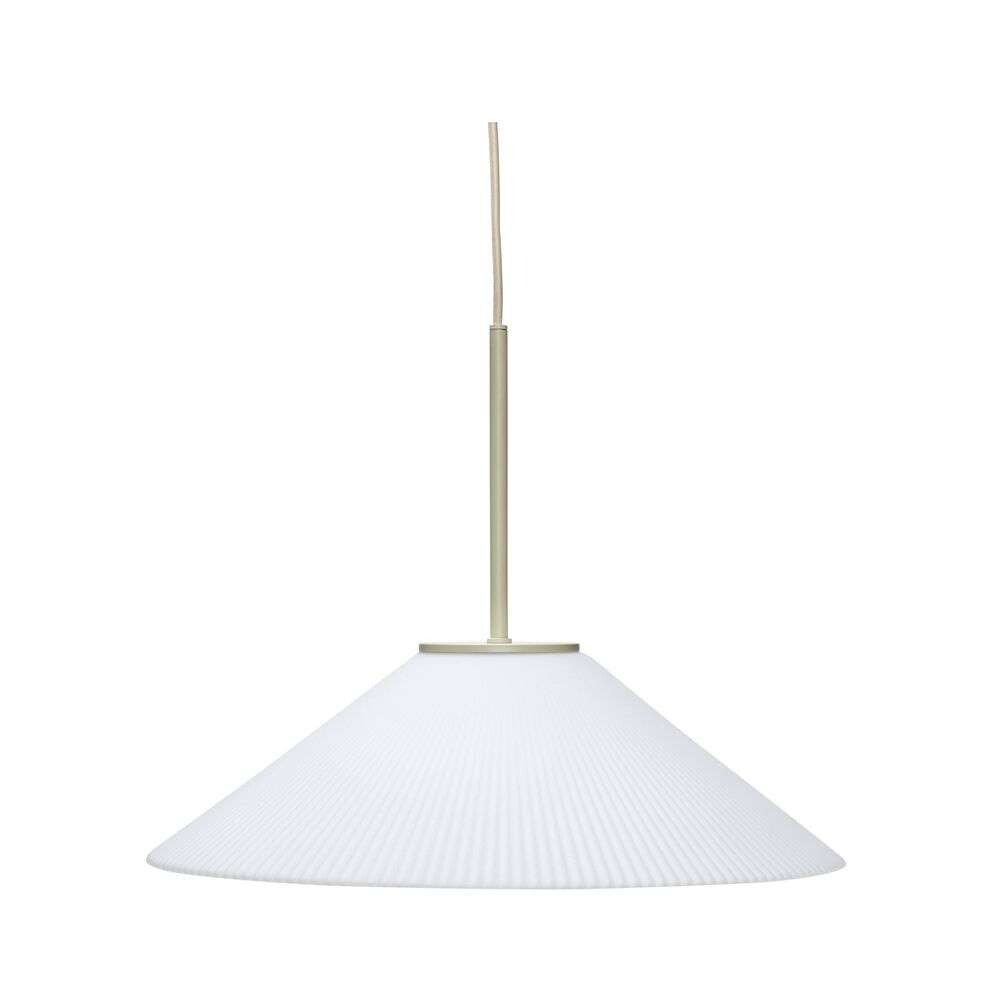 Hübsch - Solid Hanglamp Sand/White
