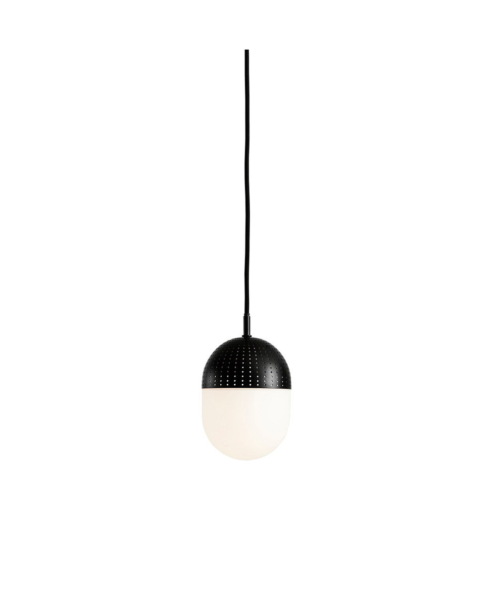 Woud - Dot Hanglamp M Zwart/Opal
