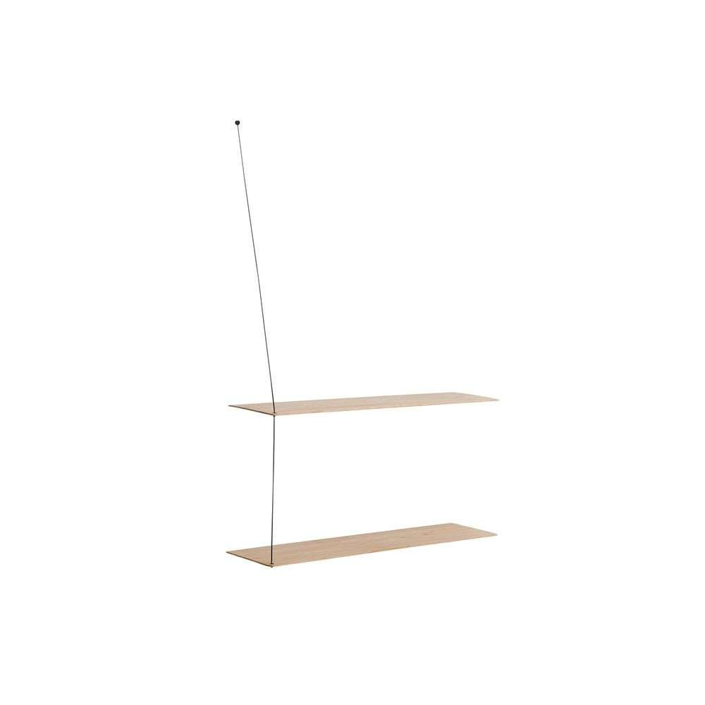 Stedge Shelf Matt White Oak - Woud