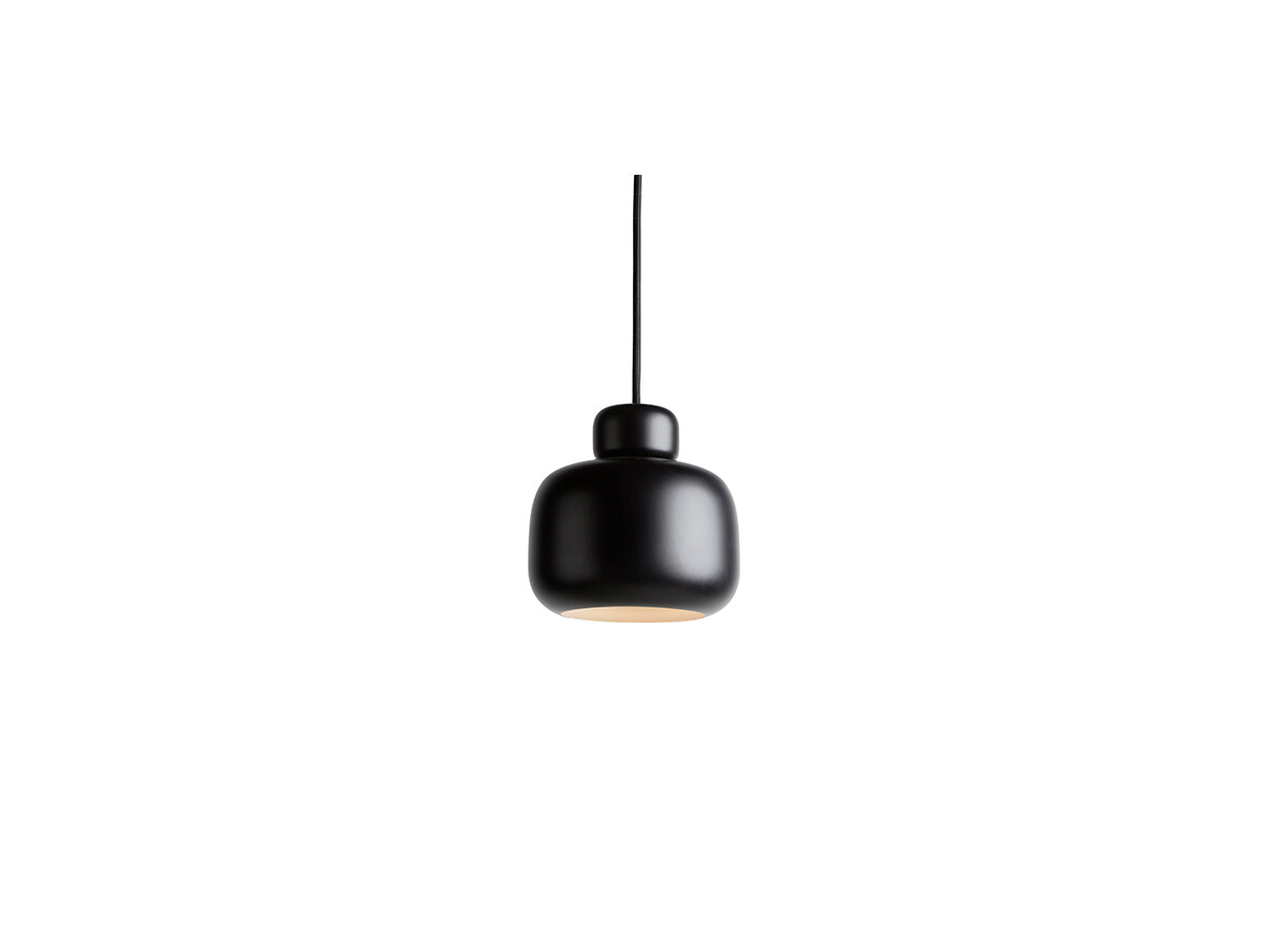 Woud - Stone Hanglamp Small Zwart