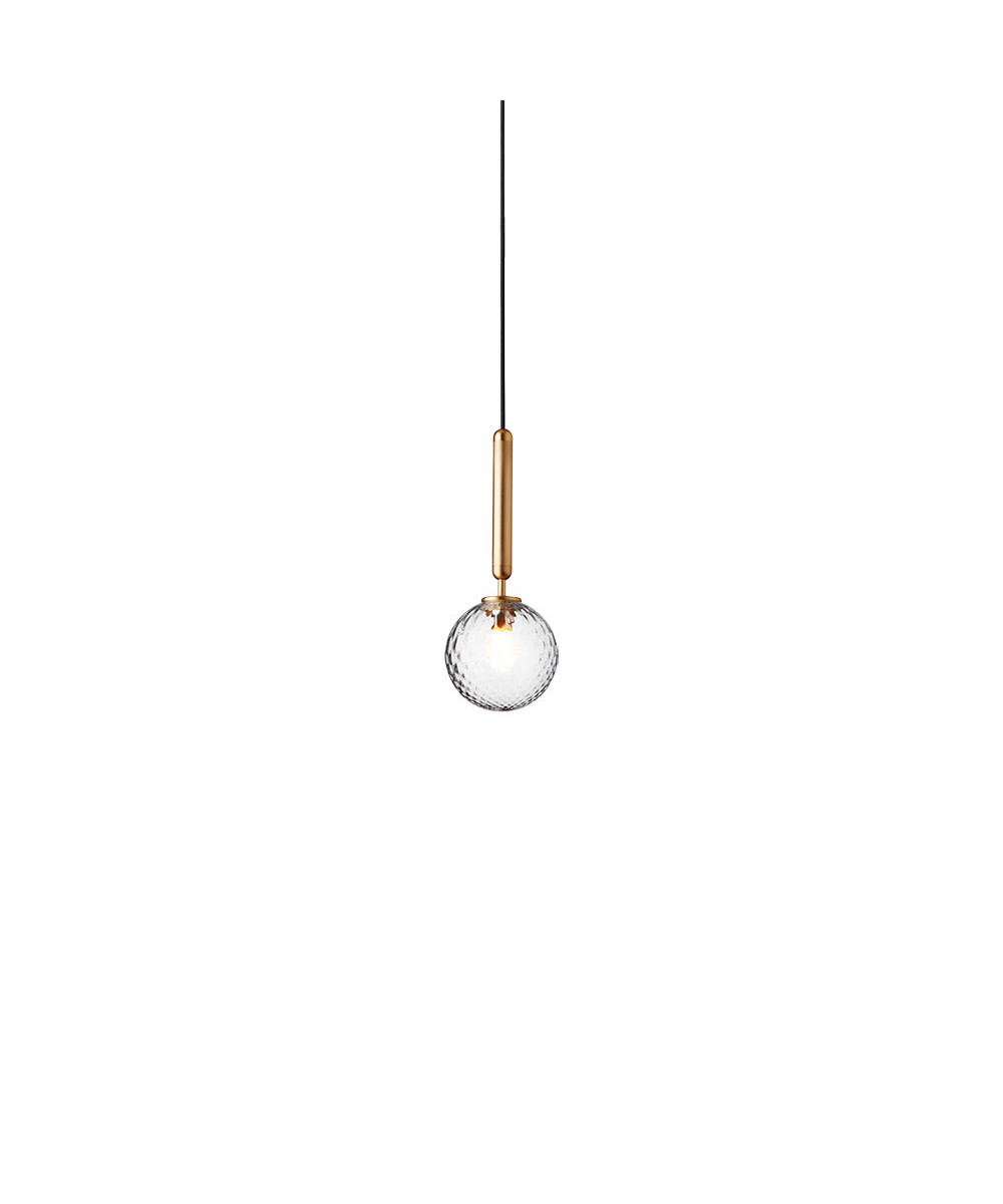 Nuura - Miira 1 Hanglamp Brass/Optic Clear