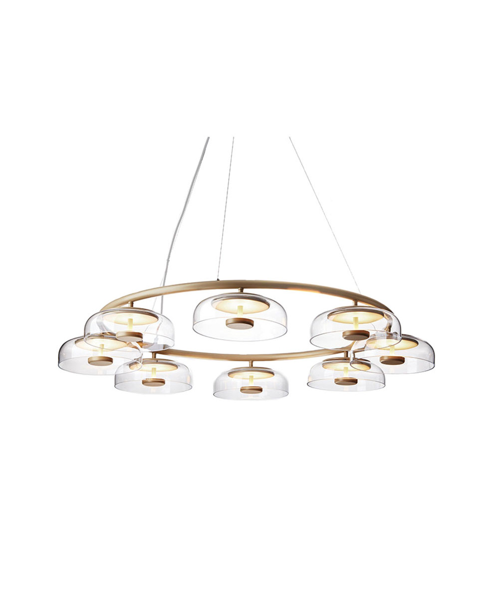 Nuura - Blossi 8 Lichtkroon Nordic Gold/Clear