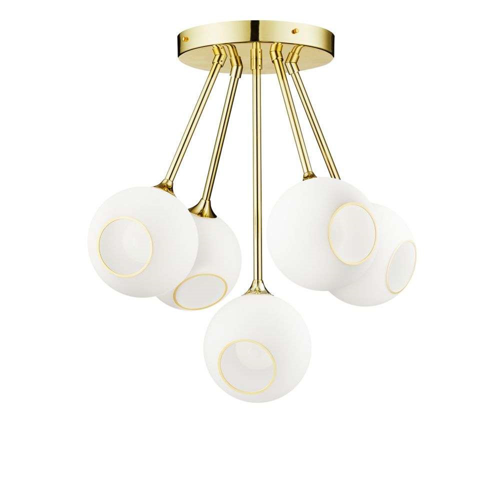 Design By Us - Ballroom Molecule Hanglamp White Snow/Gold
