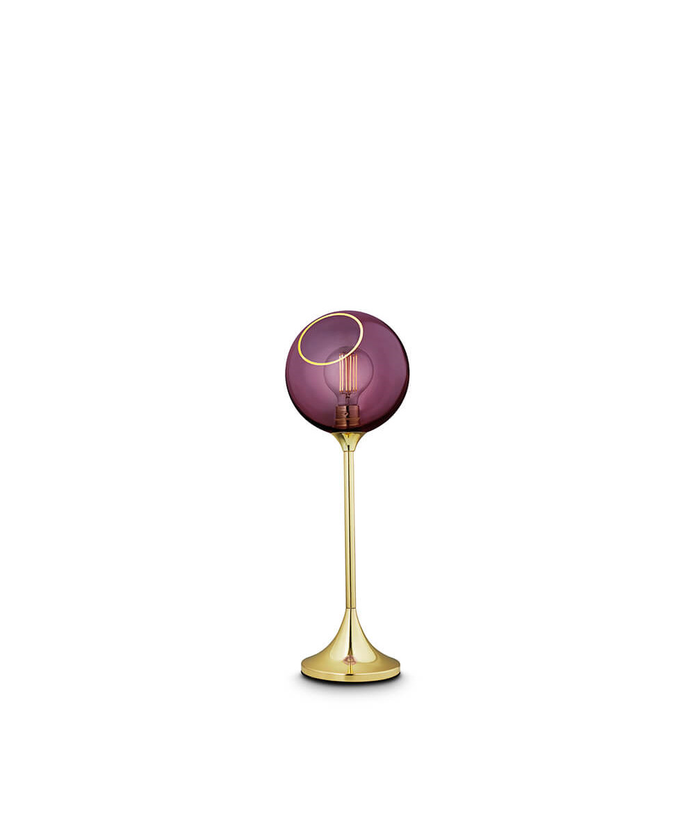 Design By Us - Ballroom Tafellamp Purple Rain/Gold