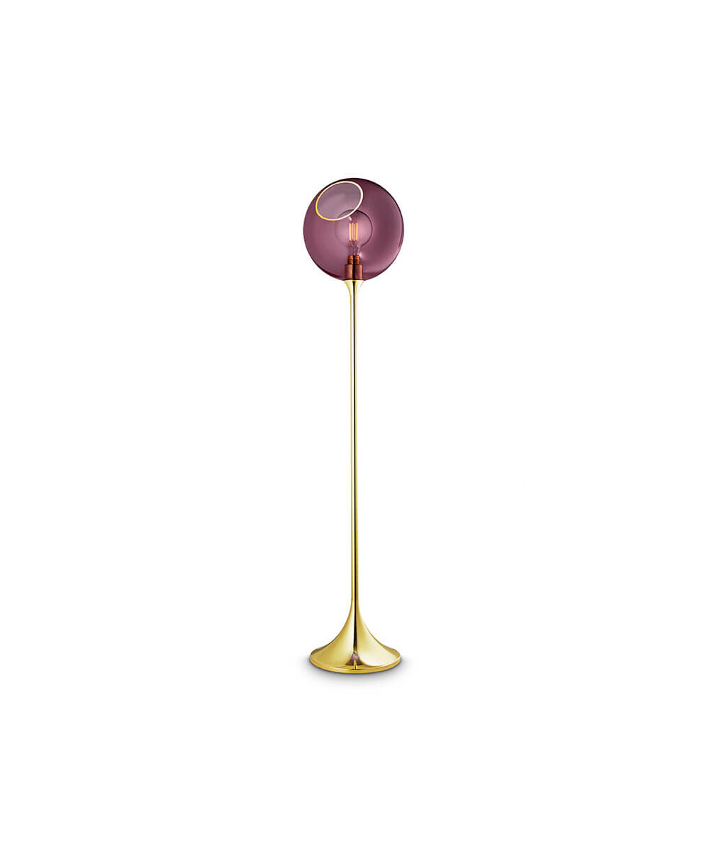 Design By Us - Ballroom VloerLamp Purple Rain/Gold