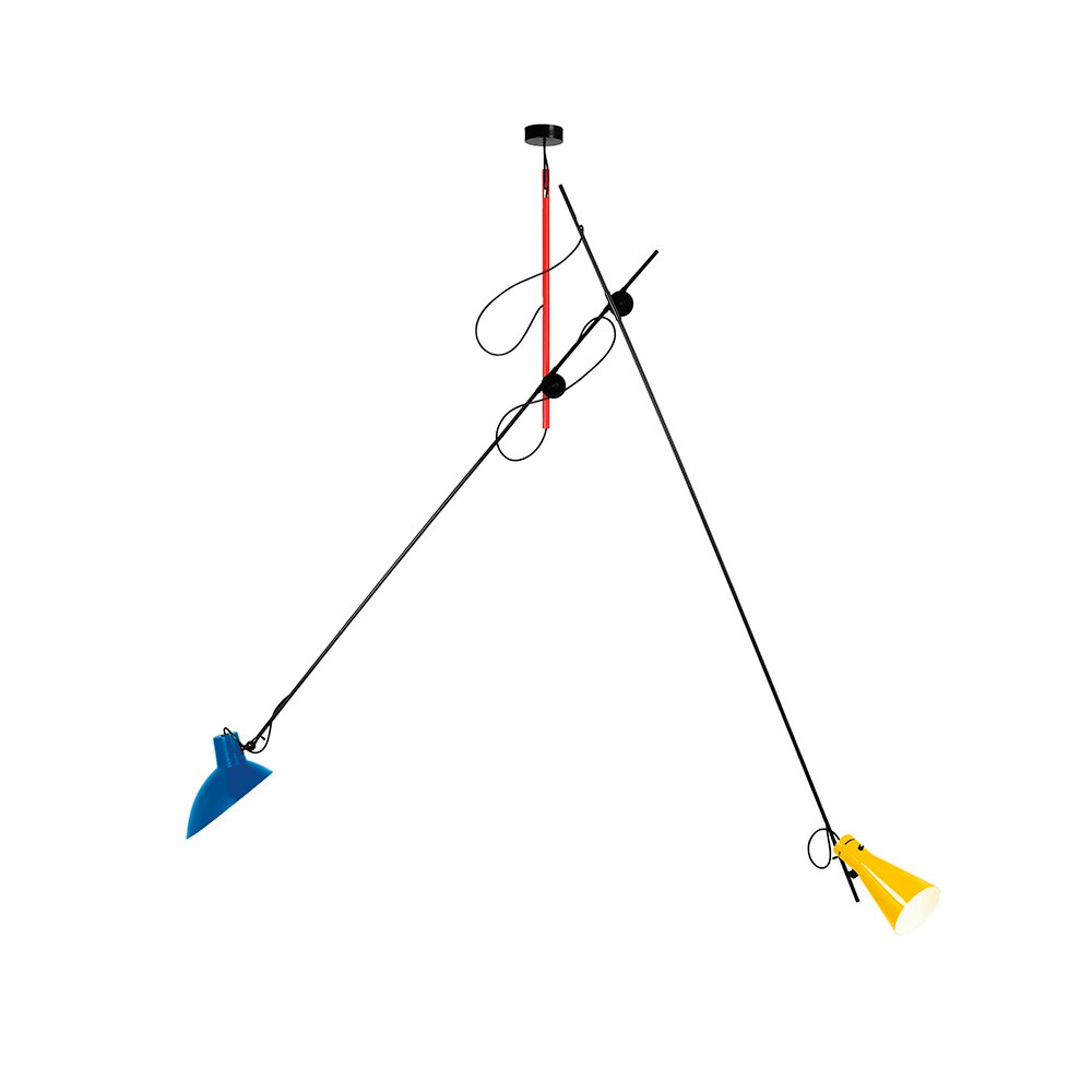 Astep - VV Cinquanta Hanglamp Mondrian/Blue and Yellow Astep