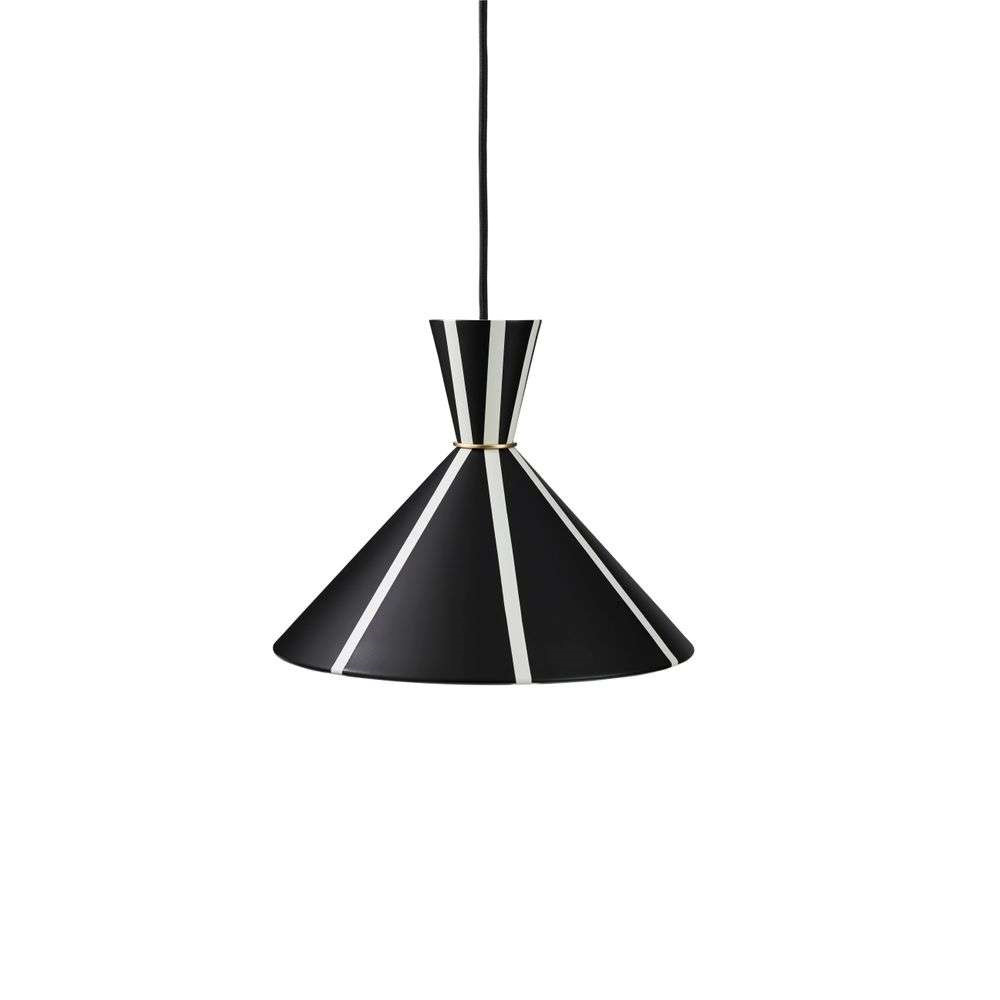 Warm Nordic - Bloom Stripe Hanglamp Black Noir/Warm White