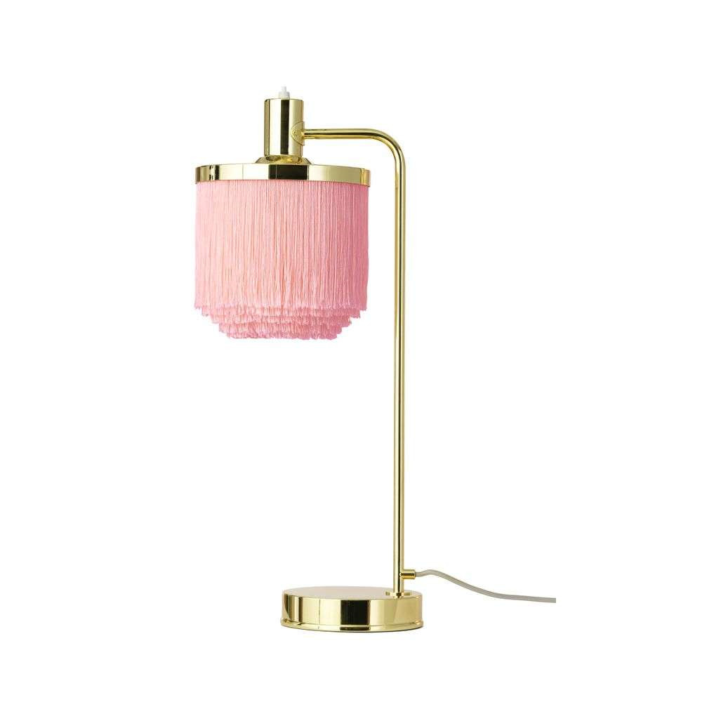 Warm Nordic - Fringe Taffellamp Pale Pink