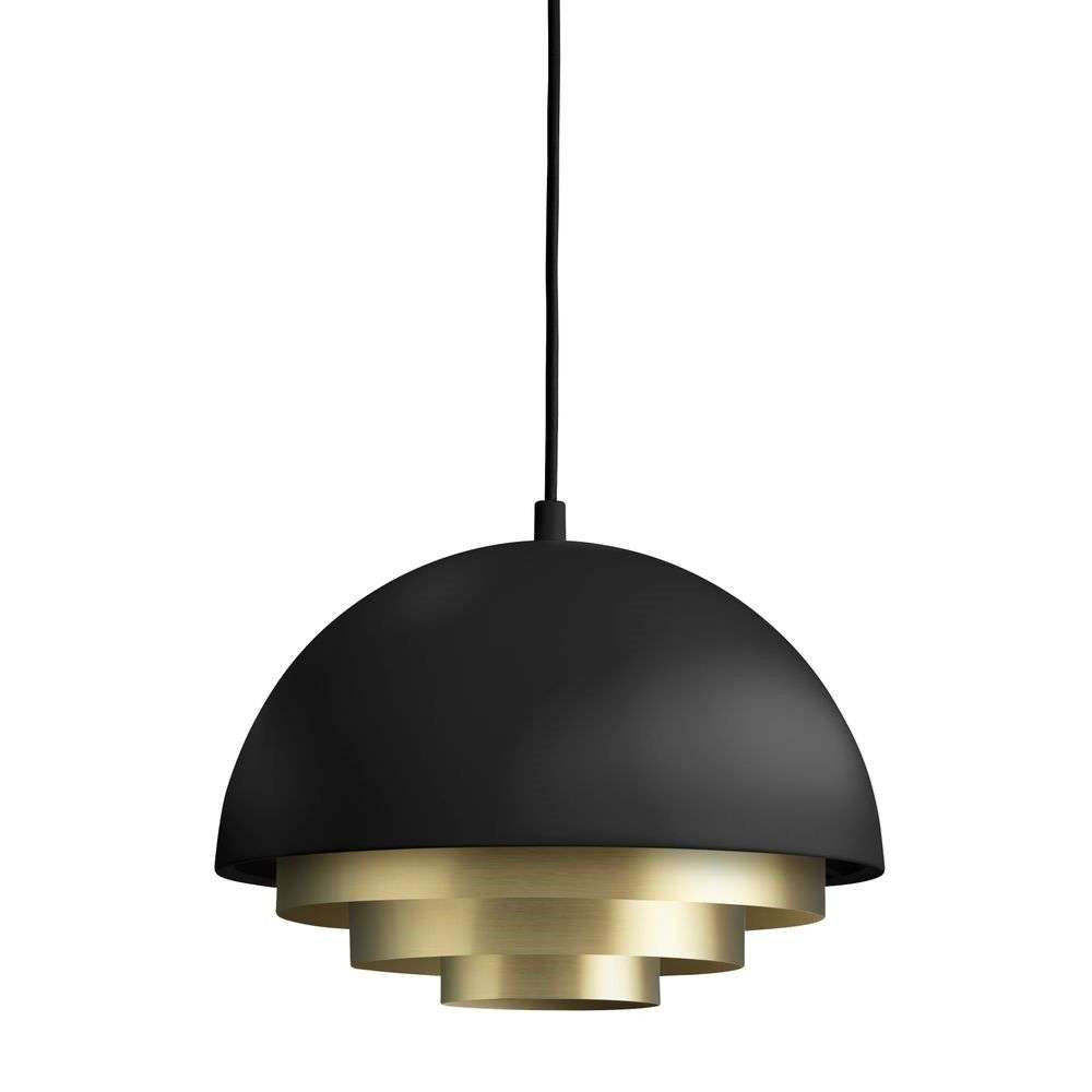 Warm Nordic - Milieu Colour Mini Hanglamp Black/Brass